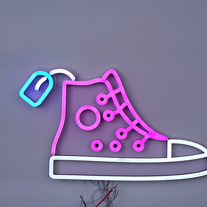 Pouring Neon shoe