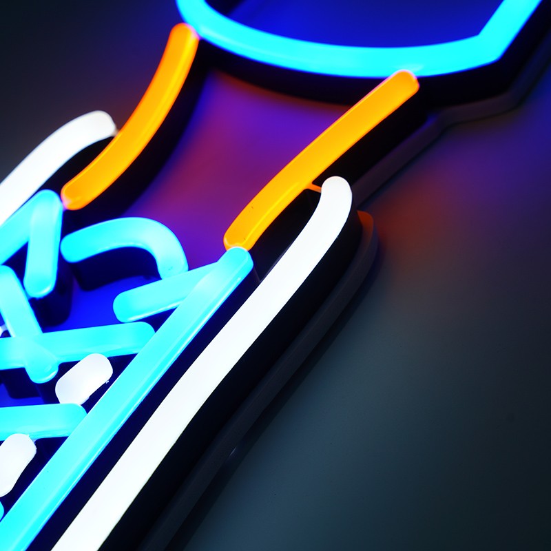 Pouring Neon shoe2