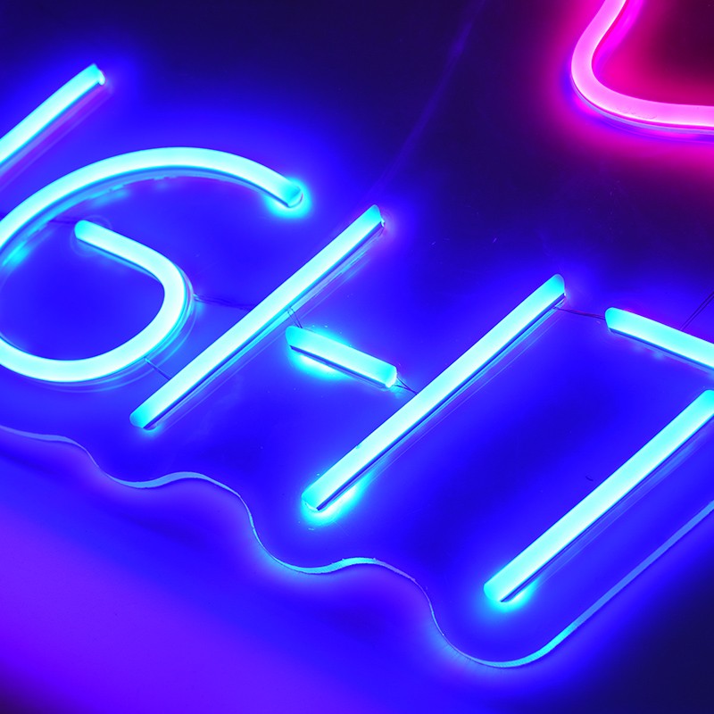 Soft Light With Neon Light