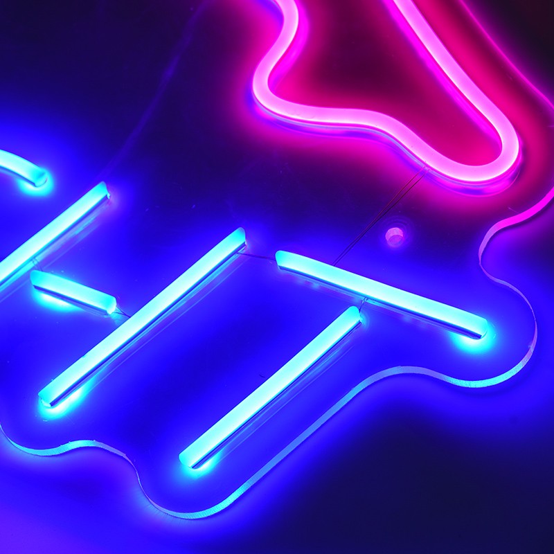 Soft Light With Neon Light