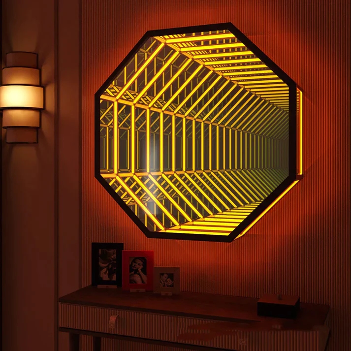 Wall Mounted Octagonal LED Mirror (图10)