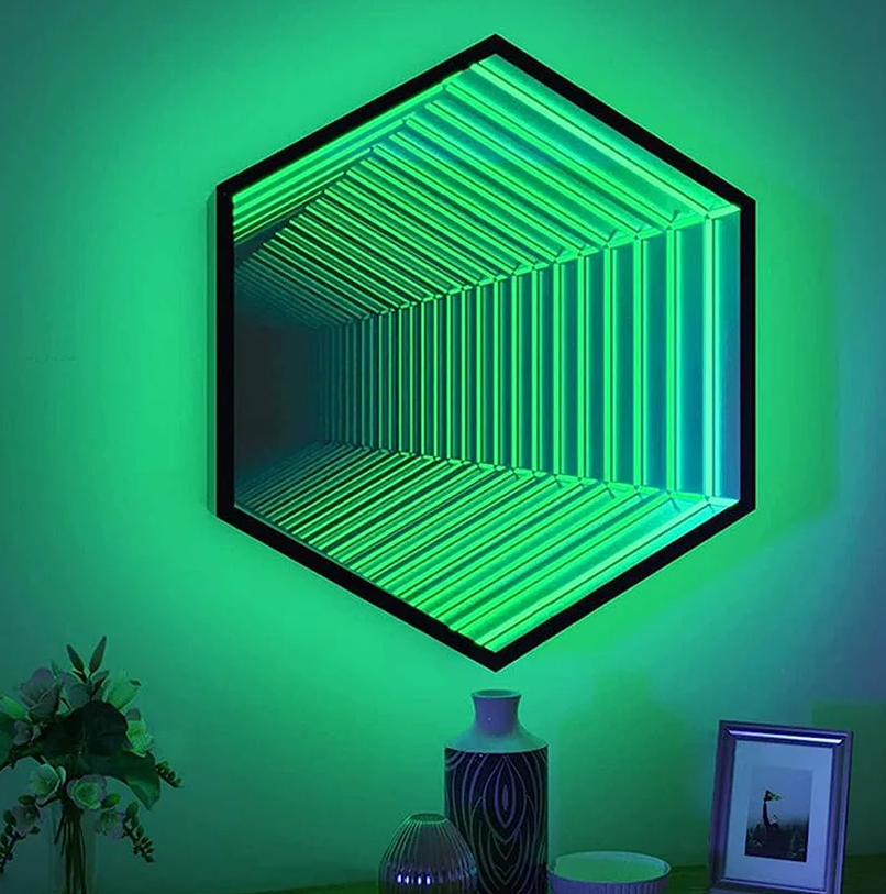 Hexagonal Illusion Mirror for Decor(图3)