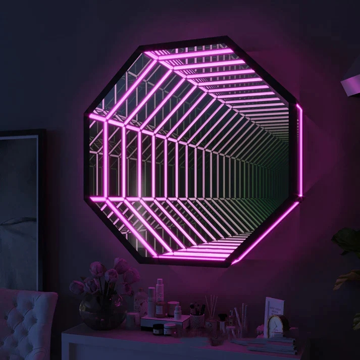 Wall Mounted Octagonal LED Mirror (图8)