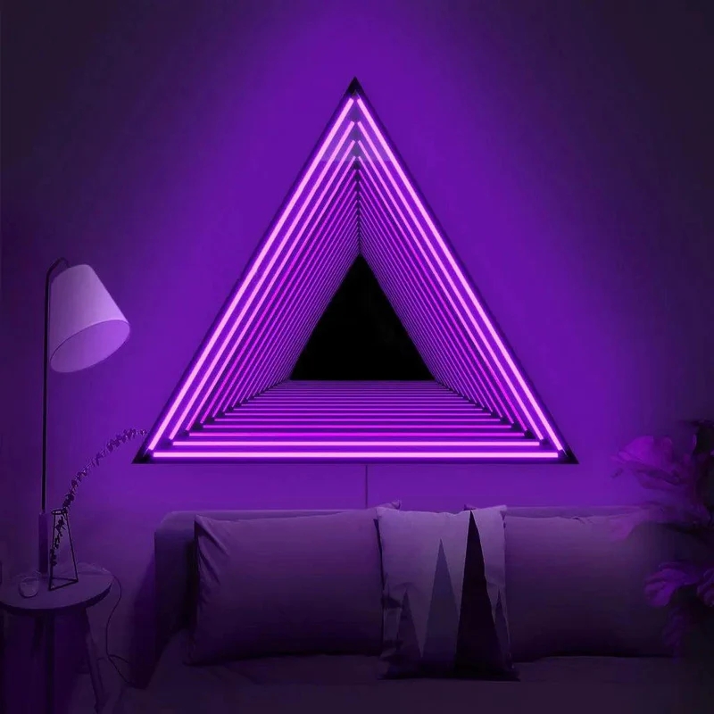 Wall Decorative Triangle Infinite Mirror(图9)