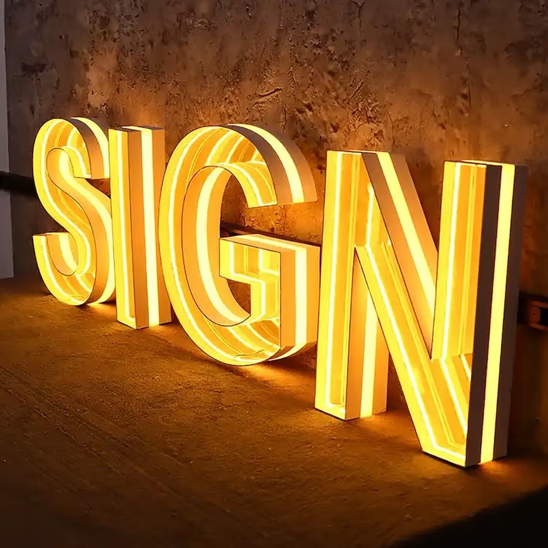 LED infinite luminous letter sign(图2)