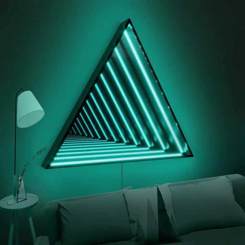 Wall Decorative Triangle Infinite Mirror(图6)