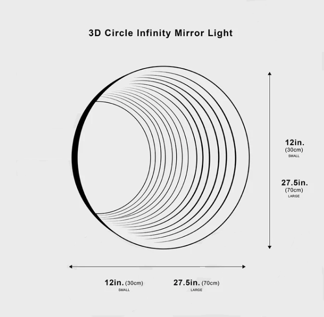 Indoor Decrative Circle Abyss Mirror(图10)